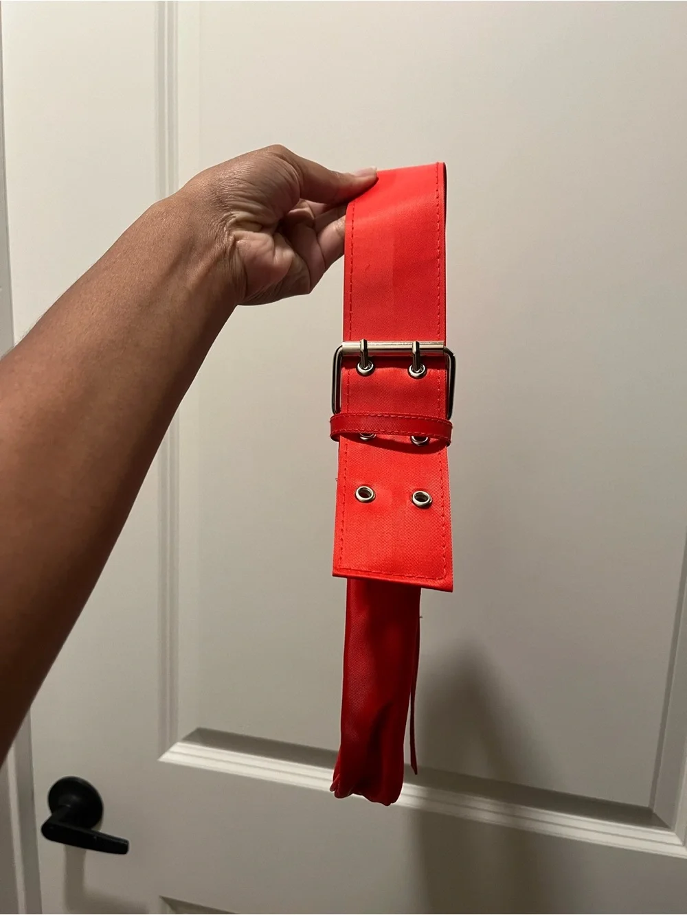 Red Shoulder Bag - Sleek Everyday Hobo